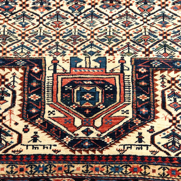 Rug Shirvan antique dated 1902 approx. 159x116 cm.