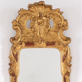 A mid 20th century Rococo style mirror.