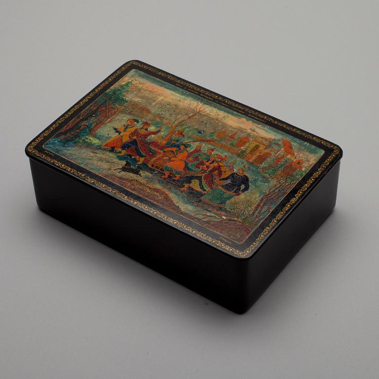 SKRIN, lackarbete, signerad Grischin (Гришин), Sovjetunionen 1950-tal.