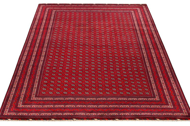 An Afghan carpet, c. 292 x 200 cm.