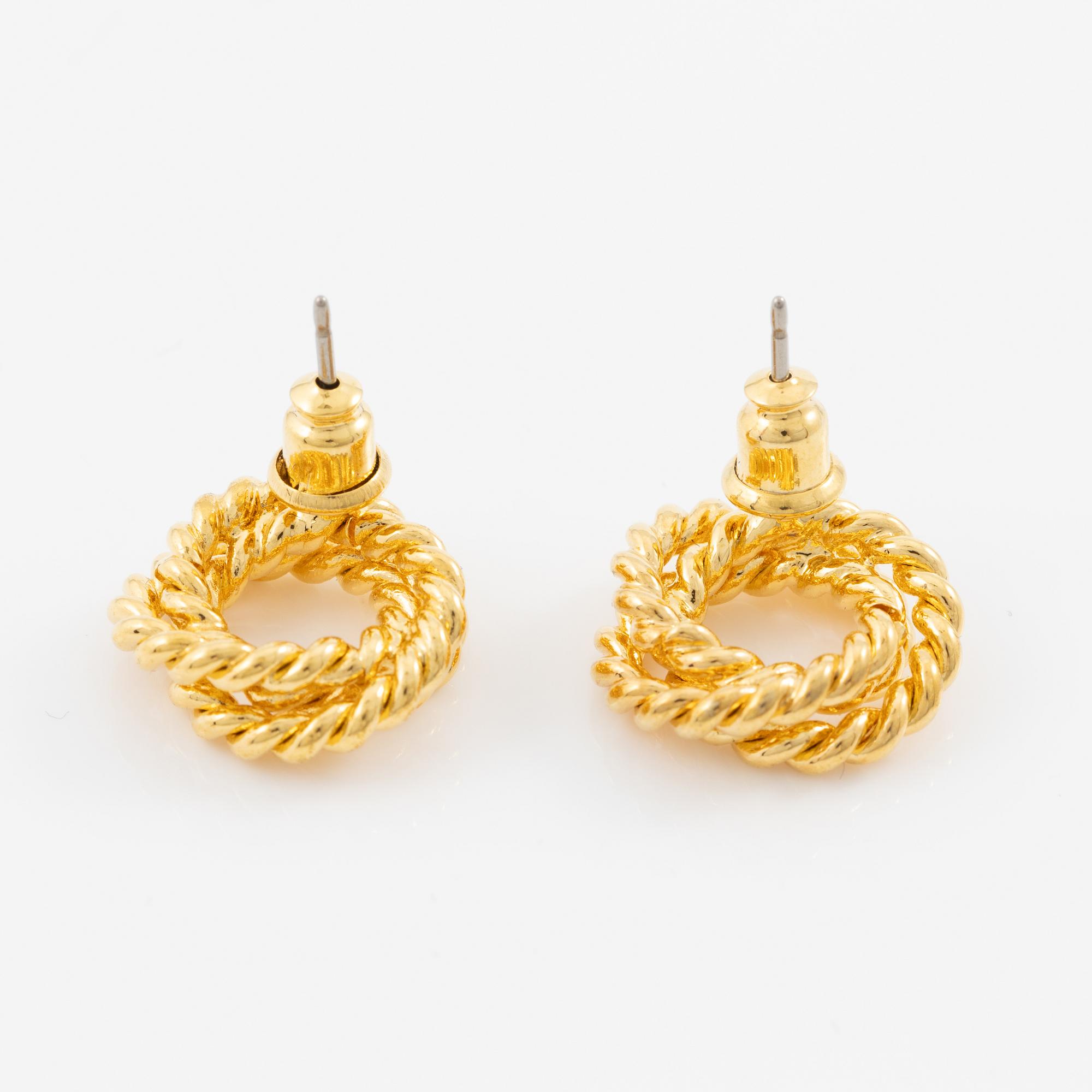 Pierre Cardin, earrings, 6 pairs. Vintage.