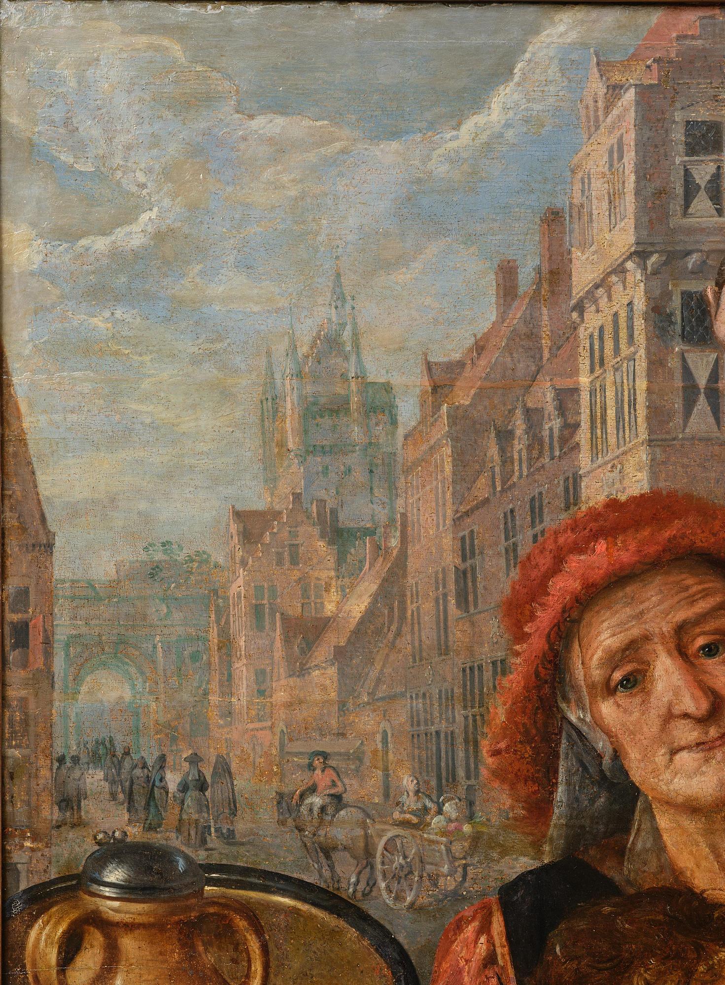 Joachim Beuckelaer, A fish market outside the city gate of Antwerp.