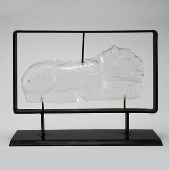 ERIK HÖGLUND, skulptur, glas, Boda, ej signerad.