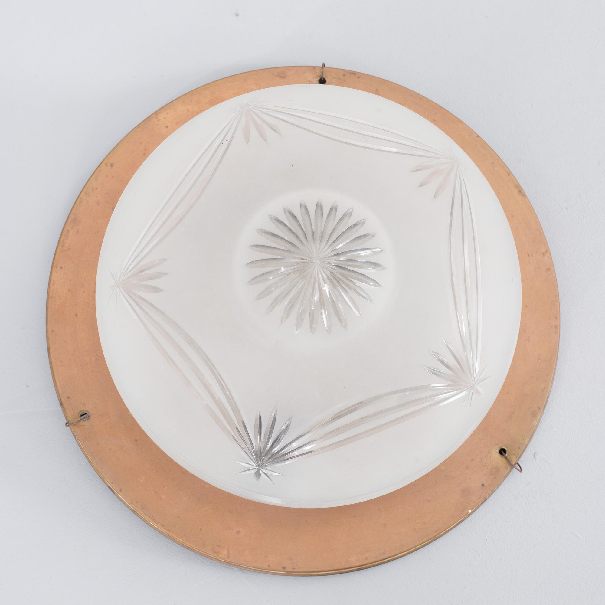 TAKLAMPA/PLAFOND, jugend, tidigt 1900-tal.