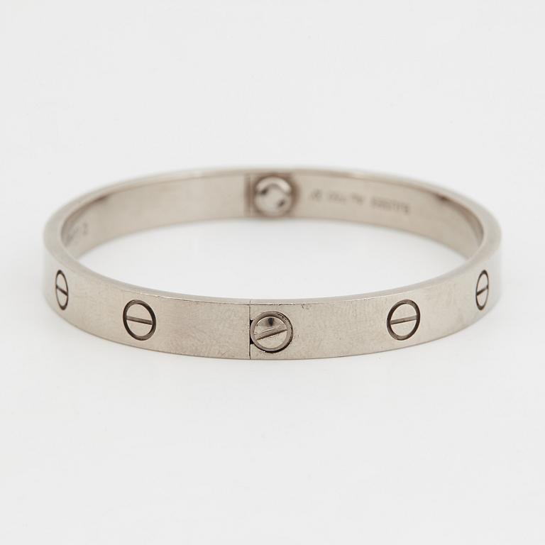 A Cartier "Love" bracelet.