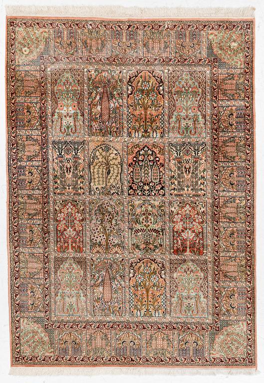 Rug, Kashmir, approx. 216 x 154 cm.