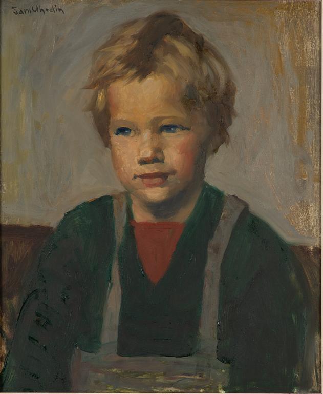 Sam Uhrdin, Porträtt av en pojke.
