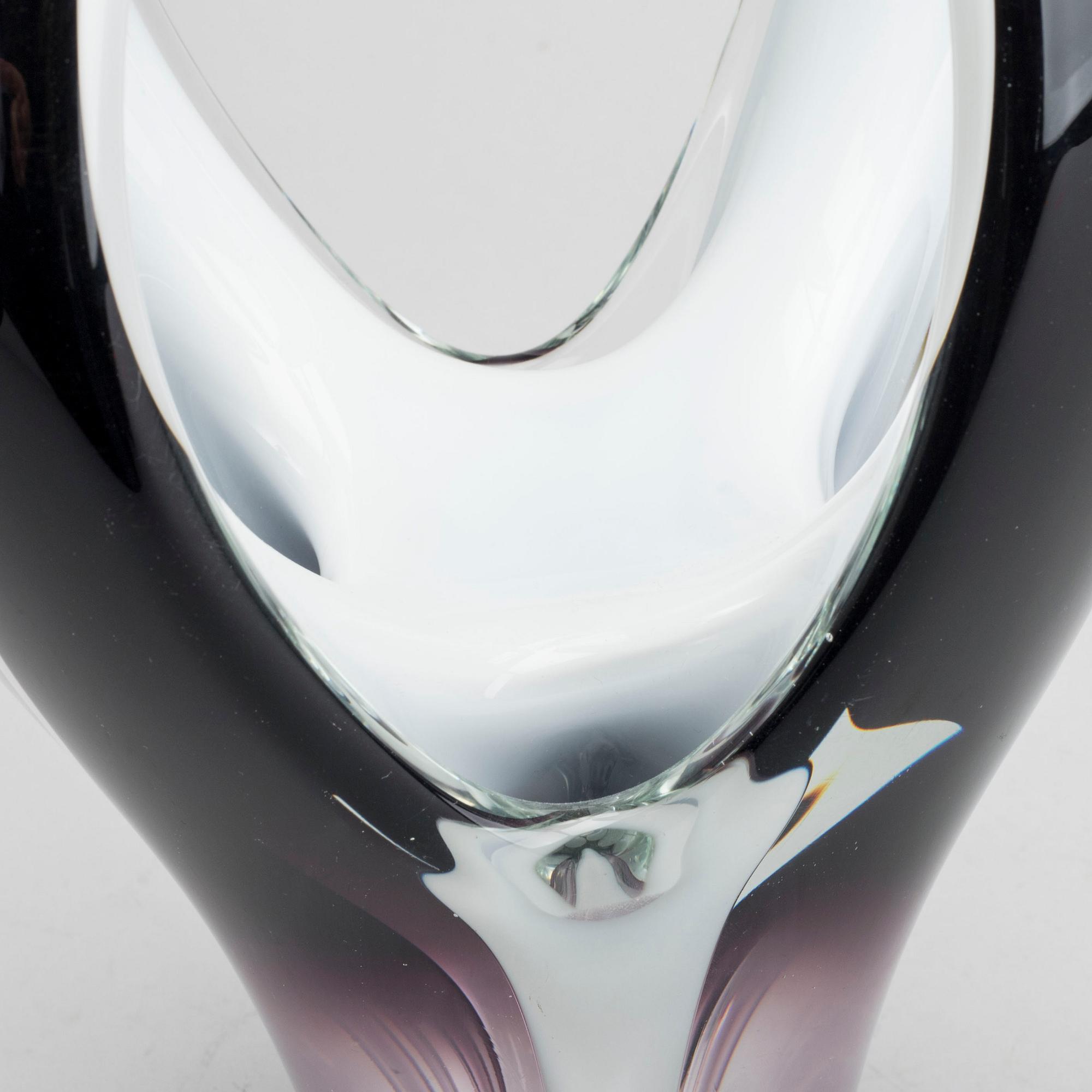 PAUL KEDELV, glas, "Coquille", Flygsfors.