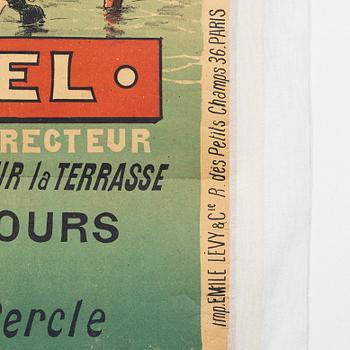 A lithographic poster, 'Bains de Mer Pornichet', Imp. Emile Lévy & Cie, Paris, France, late 19th Century.