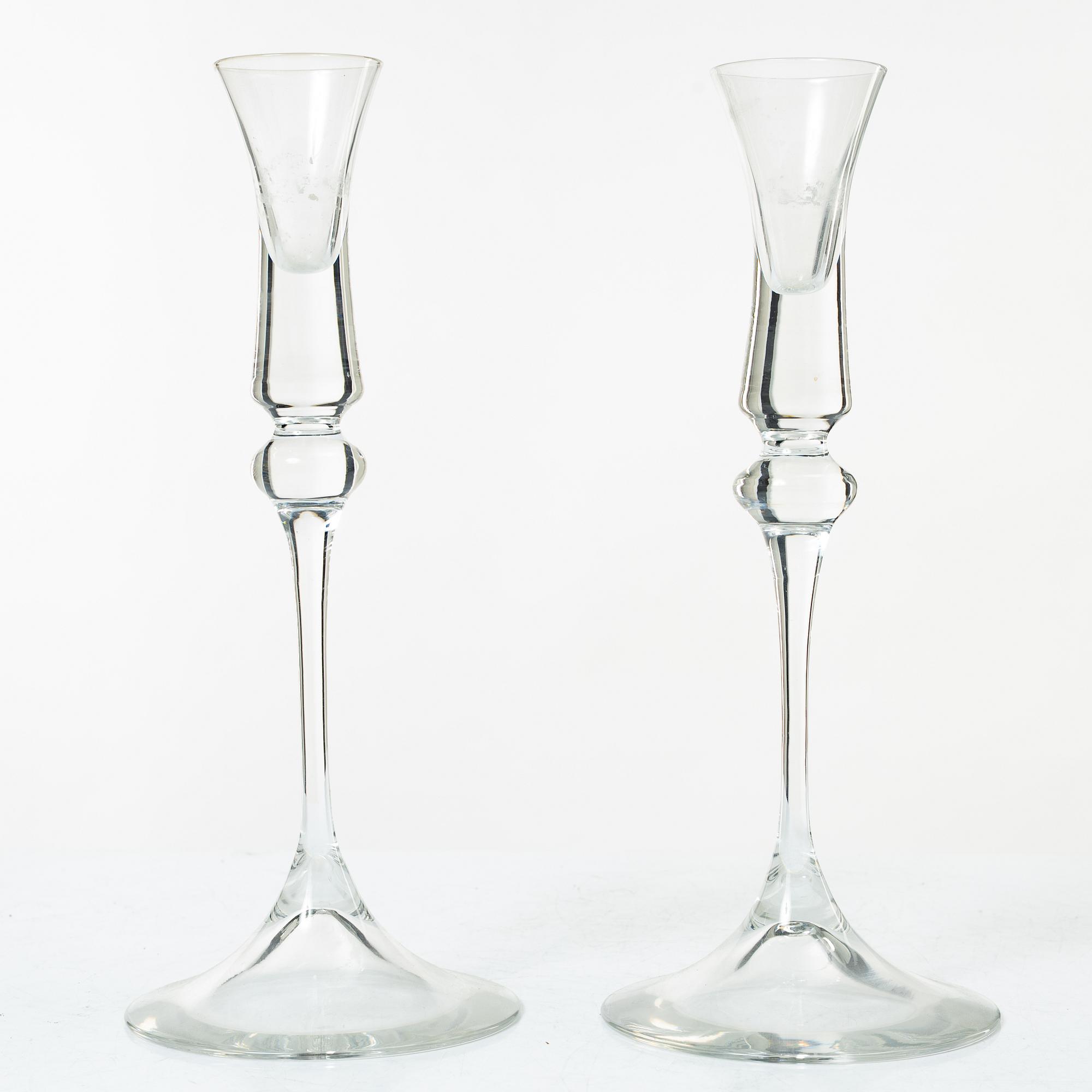 Gunnar Cyrén, professedly, five glass design prototypes, Sweden.