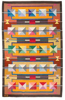 639. CARPET. “Wahlund”. Rölakan. 447,5 x 279 cm. Signed AÖ (Agda Österberg).