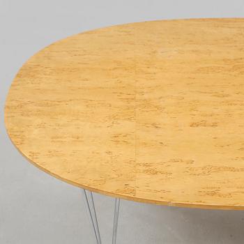 A dining table by Bruno Mathsson and Piet Hein, model "Superellips" for Mathsson Internation, late 20th century.