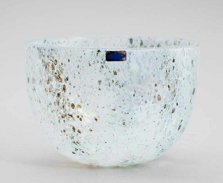 SKÅL, glas, Oivo Toikka, Nuutajärvi, signerad.