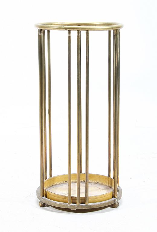 PARAPLYSTÄLL, mässing. 1900-talets första hälft.