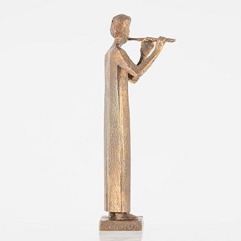 Thomas Qvarsebo, skulptur. Signerad, numrerad, gjutarstämpel. Brons, höjd 23 cm.