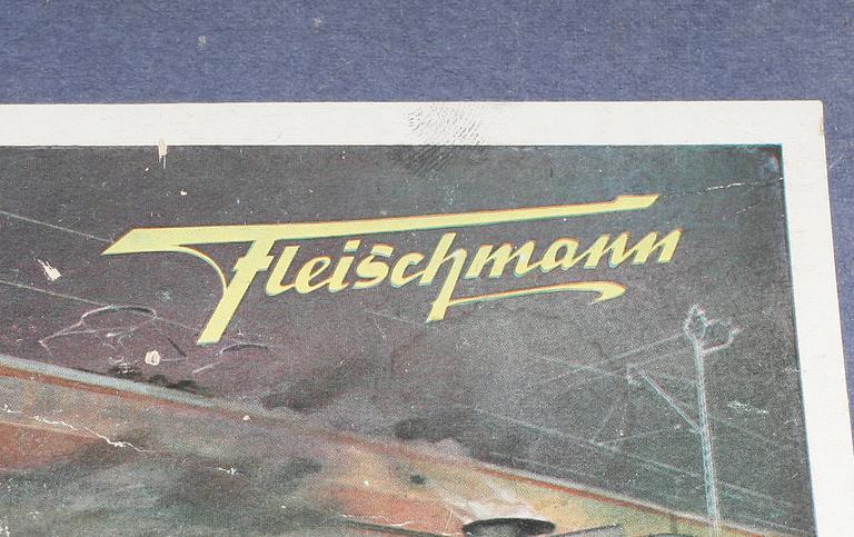 MODELLTÅGSDELAR, 6 delar, Fleischmann, Tyskland.