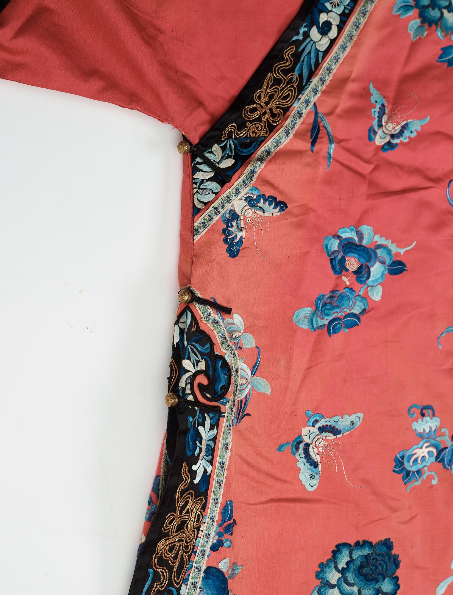 ROCK, broderat siden. Sen Qingdynasti, omkring 1900.