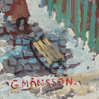 GÖSTA MÅNSSON, oil on canvas, signed G. Månsson.