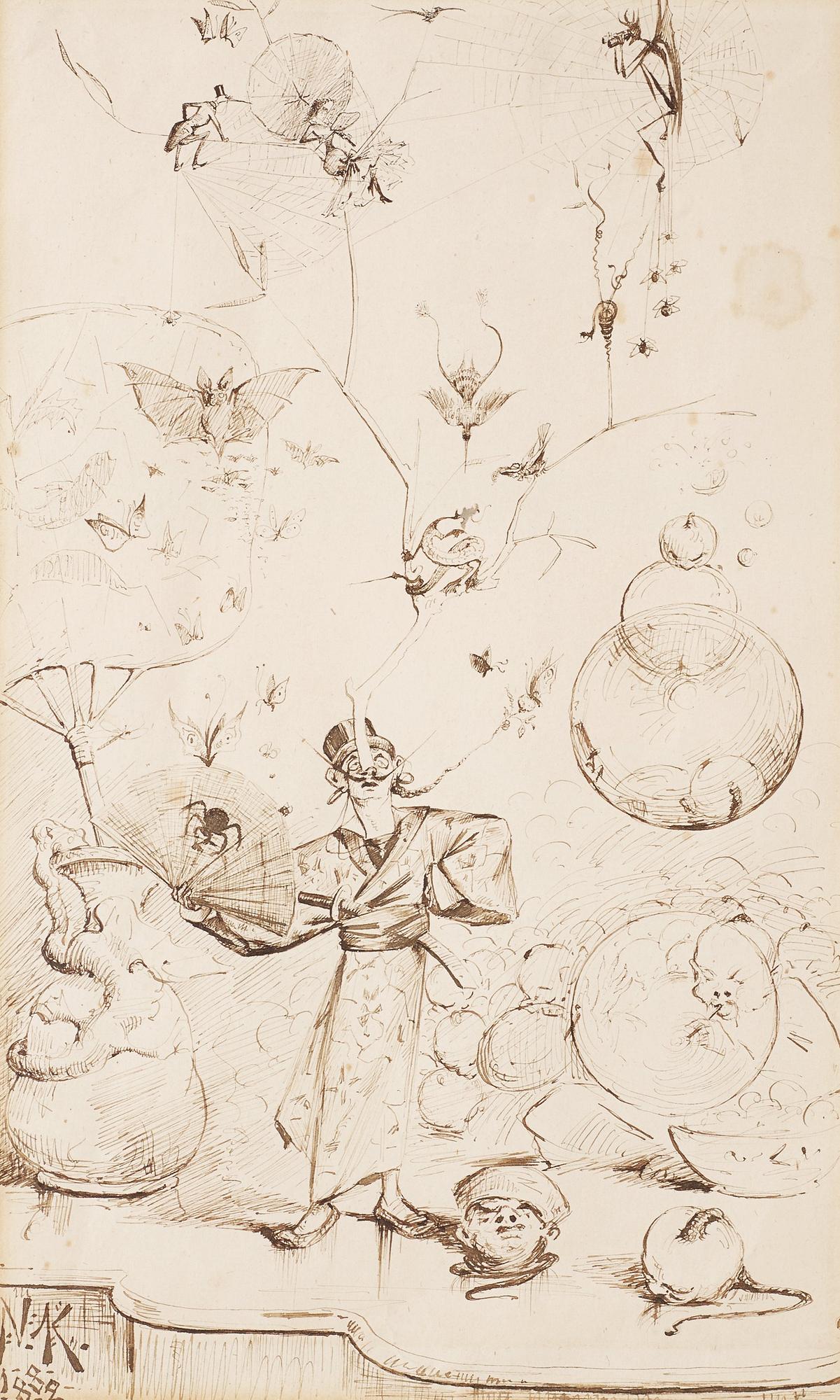 Nils Kreuger, Fantasy scene a la japonaise.