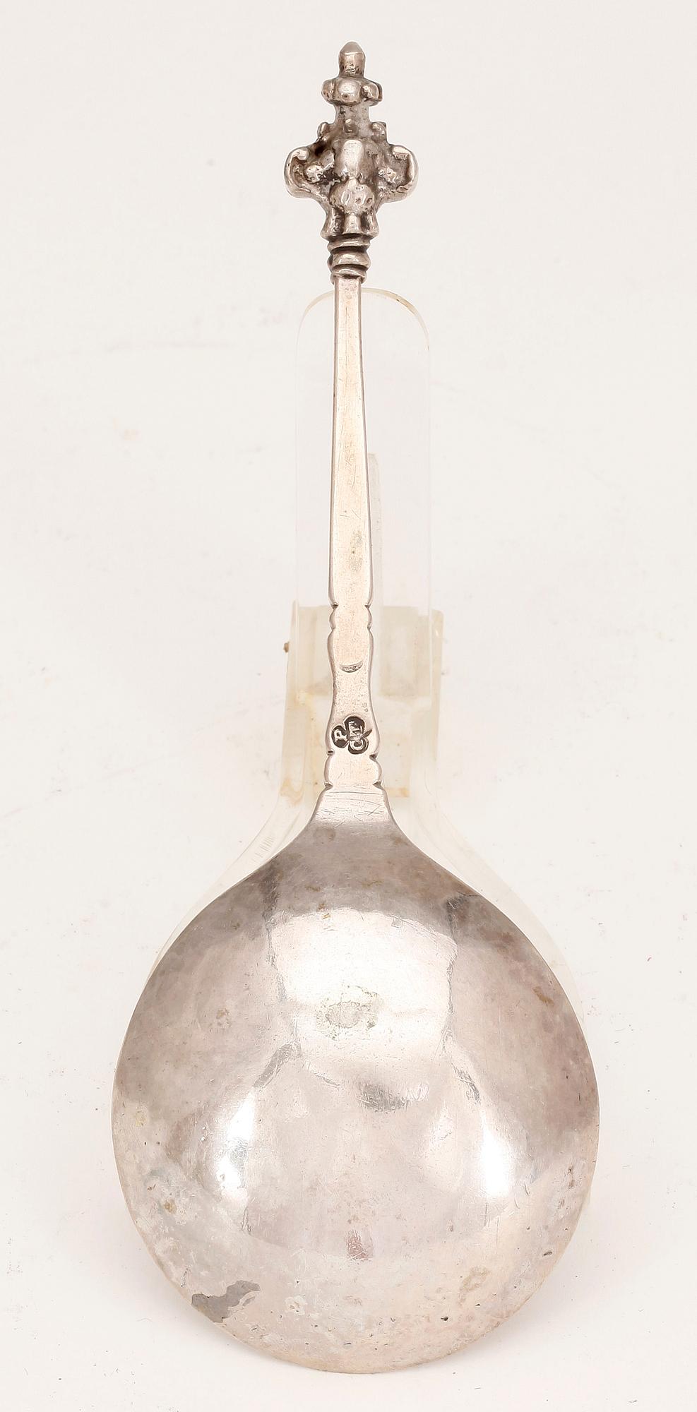 SUPSKED, silver, Carl Peter Tellander, verksam 1744-1778 i Jönköping. Vikt ca 30 gram.