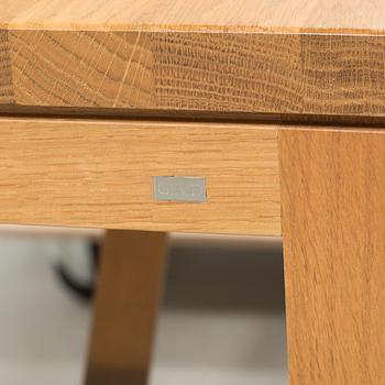 A late 20th century/21th century table by G.A.D, Gotland.