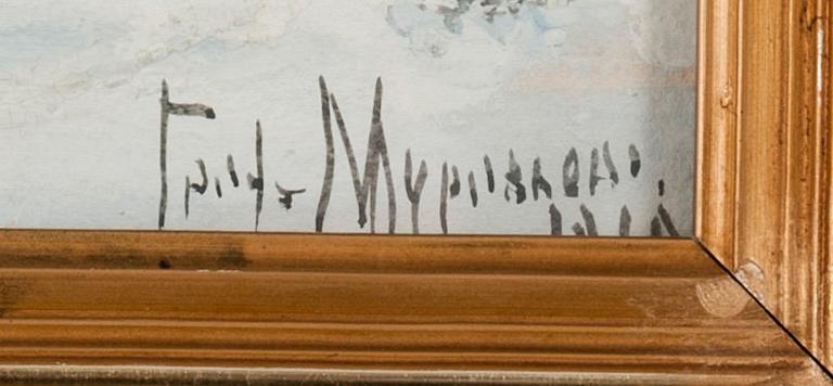 Vladimir Leonidovich, Graf Muraviev, ELK IN COLD WINTER LANDSCAPE.