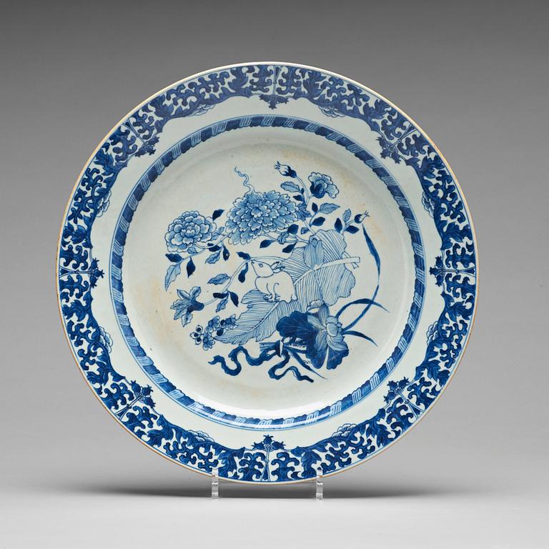 FAT, porslin. Qing dynastin, 1700-tal.