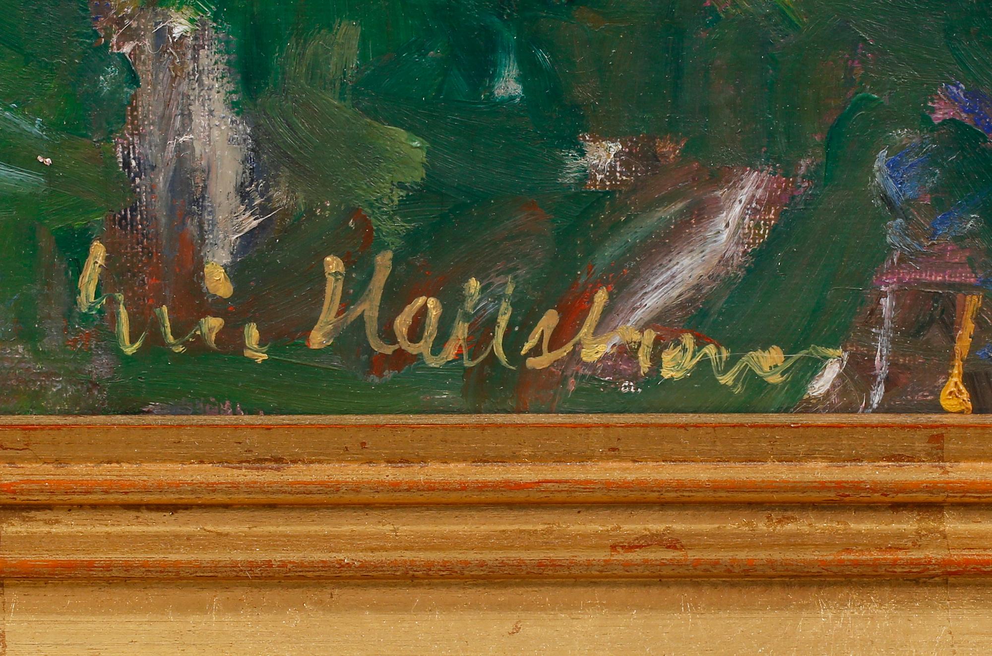 ERIC HALLSTRÖM, olja på duk, signerad.