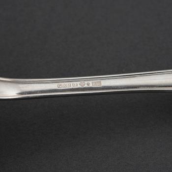 GAB, a 'Prins Albert' part silver cutlety, Stockholm, 1970/80s (53 pieces).