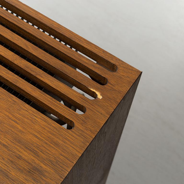 A walnut veneered drinks cabinet, Silkeborg, Denmark, 1960's.