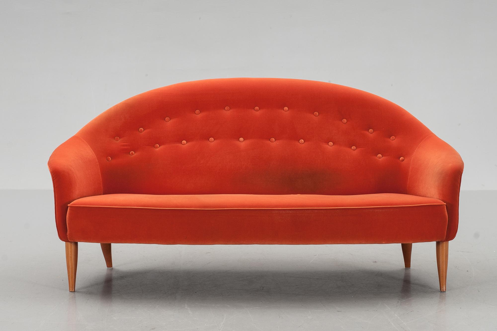 SOFFA, "Paradiset", Kerstin Hörlin-Holmquist för Triva-serien, Nordiska Kompaniet, 1950-60-tal.