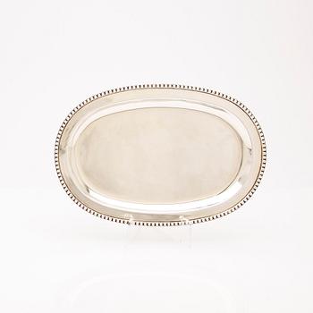 Tray, sterling silver, Mexico.