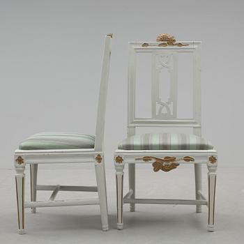 STOLAR, ett par, gustavianska, Lindome, 1700-talets slut.