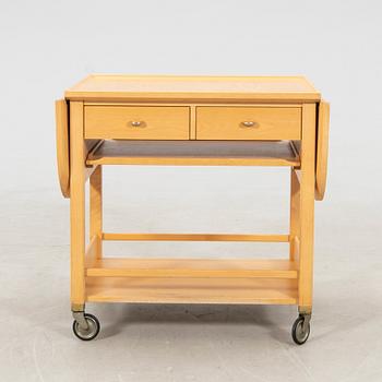 Serving Trolley/Table from Torsten Nilsson's Joinery Factory Brösarp, Late 20th Century.