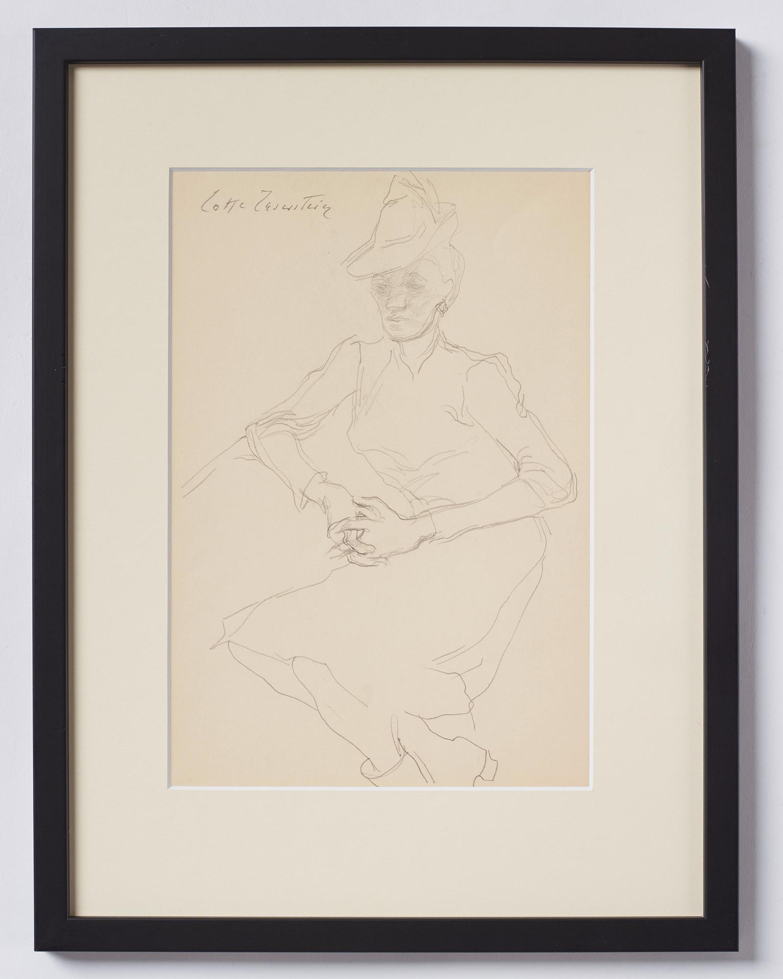 Lotte Laserstein, Madeleine med hatt.