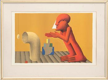 Horst Antes, "The Egg of Piero della Francesca" 1974.