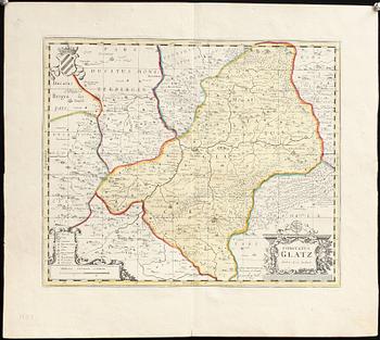 KARTOR, 4 st, Europa, 1700-tal.