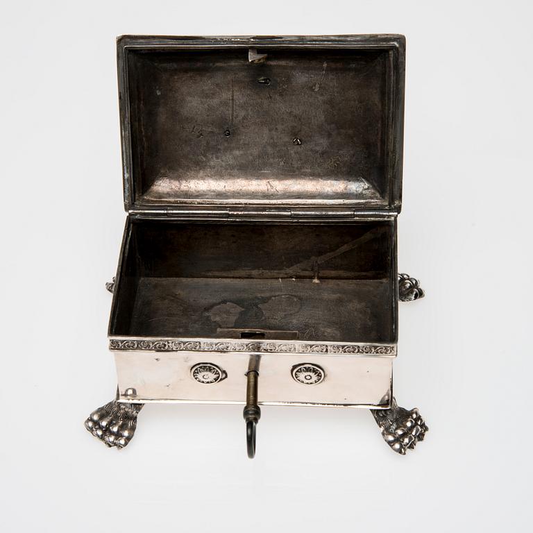SKRIN, silver, Breslau, 1800-talets första hälft. Vikt 391,8 g.