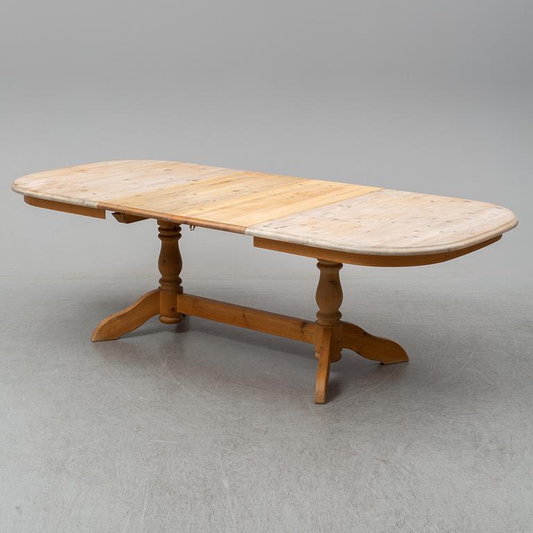 A danish pine table from the second half of the 20th century.