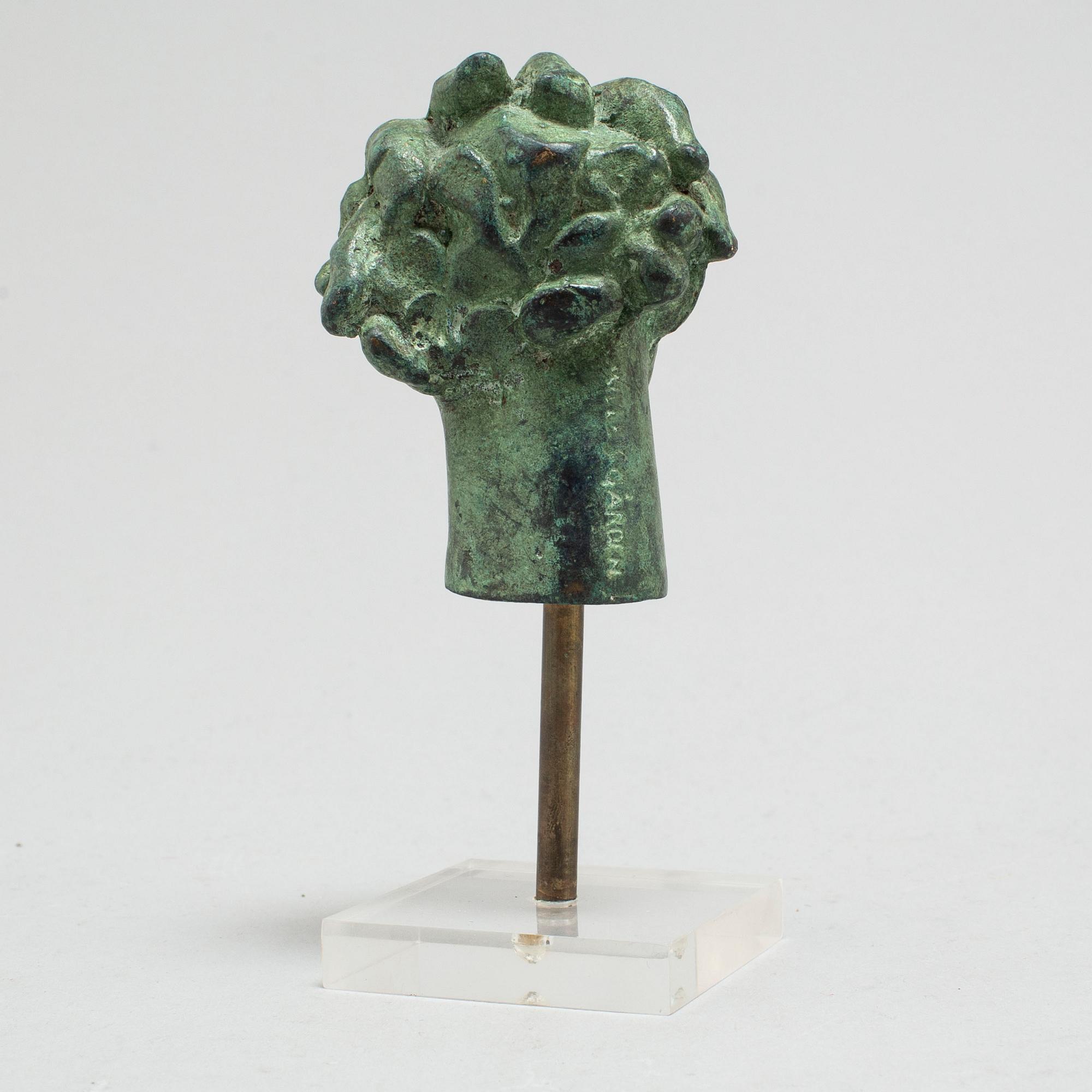 CARL MILLES, efter, skulptur i patinerad brons märkt Millesgården.