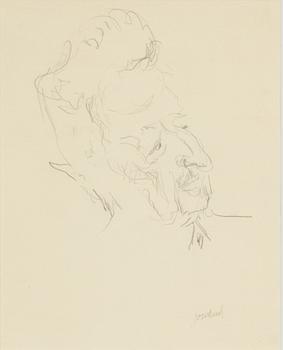 John Jon-And, 2 pencil/charcoal drawings on paper, signed 37 8one).
