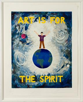 Jonathan Borofsky, "Art is for the Spirit".