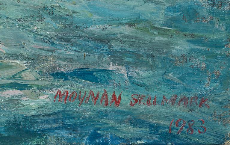 MARGRET MOYNAN SELLMARK, olja på duk, sign och dat 1983.