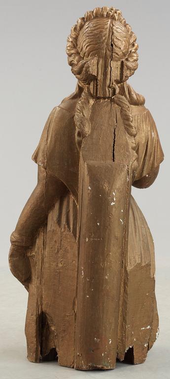 A 19th century figure-head.