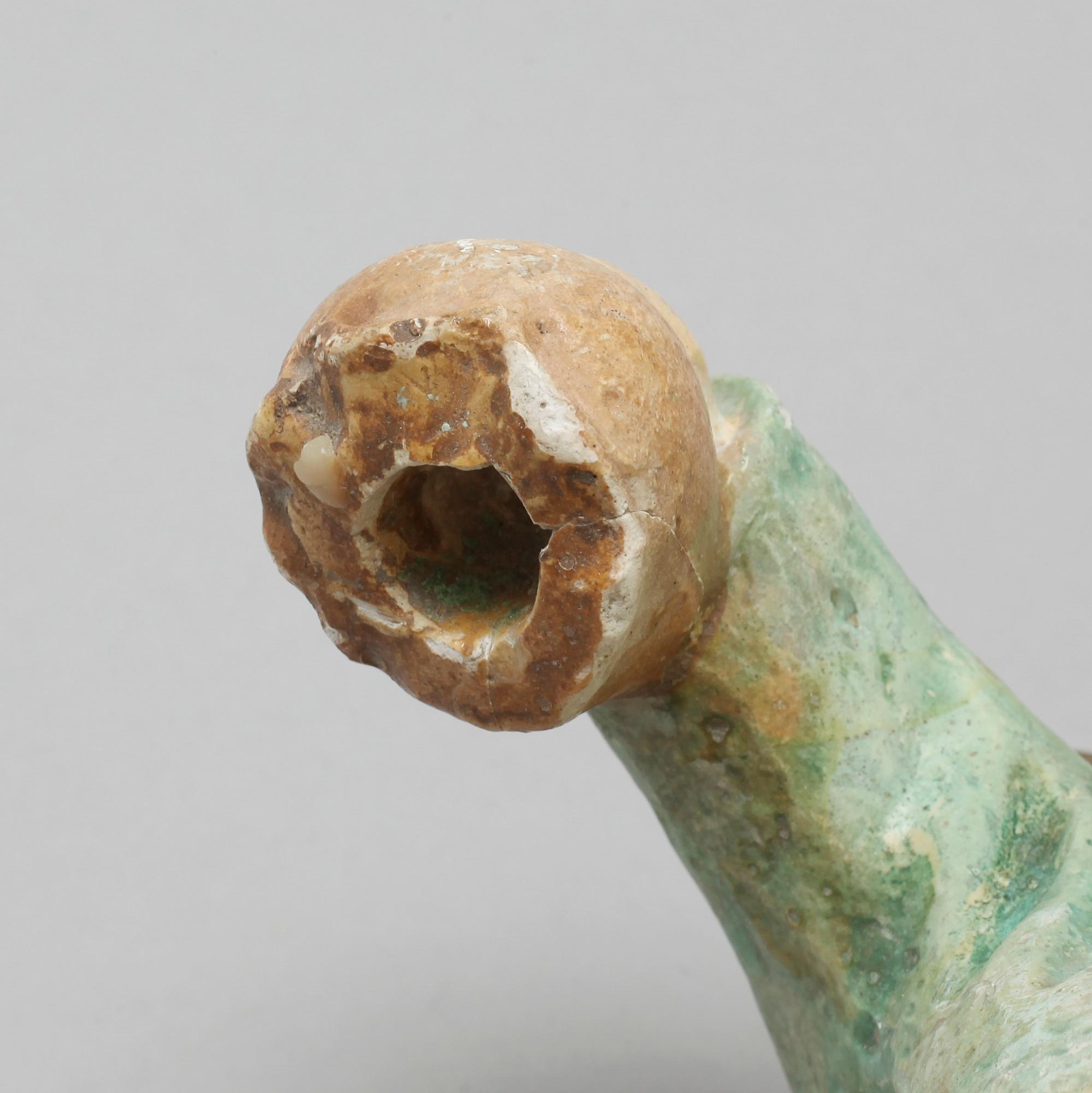 A pair of plaster wall candlesticks by Erling Valldeby, signed Eve and dated -45/-47.