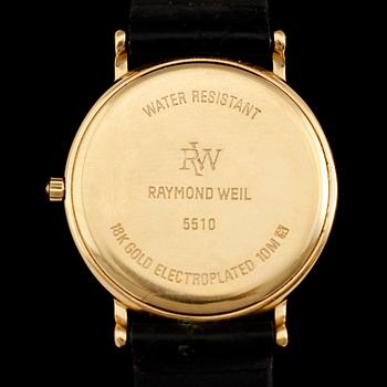 ARMBANDSUR, doublé, Raymond Weil, 1900-talets andra hälft.
