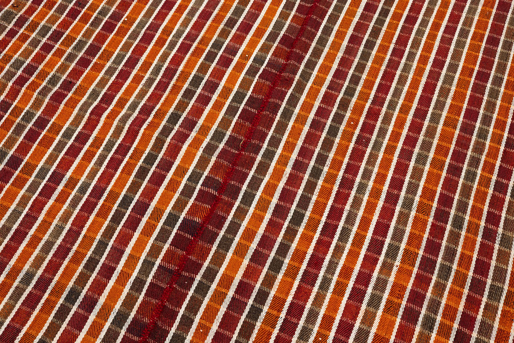 Täcke, slätvävd, Sannolikt Qashqai, Iran, ca 227 x 150 cm.