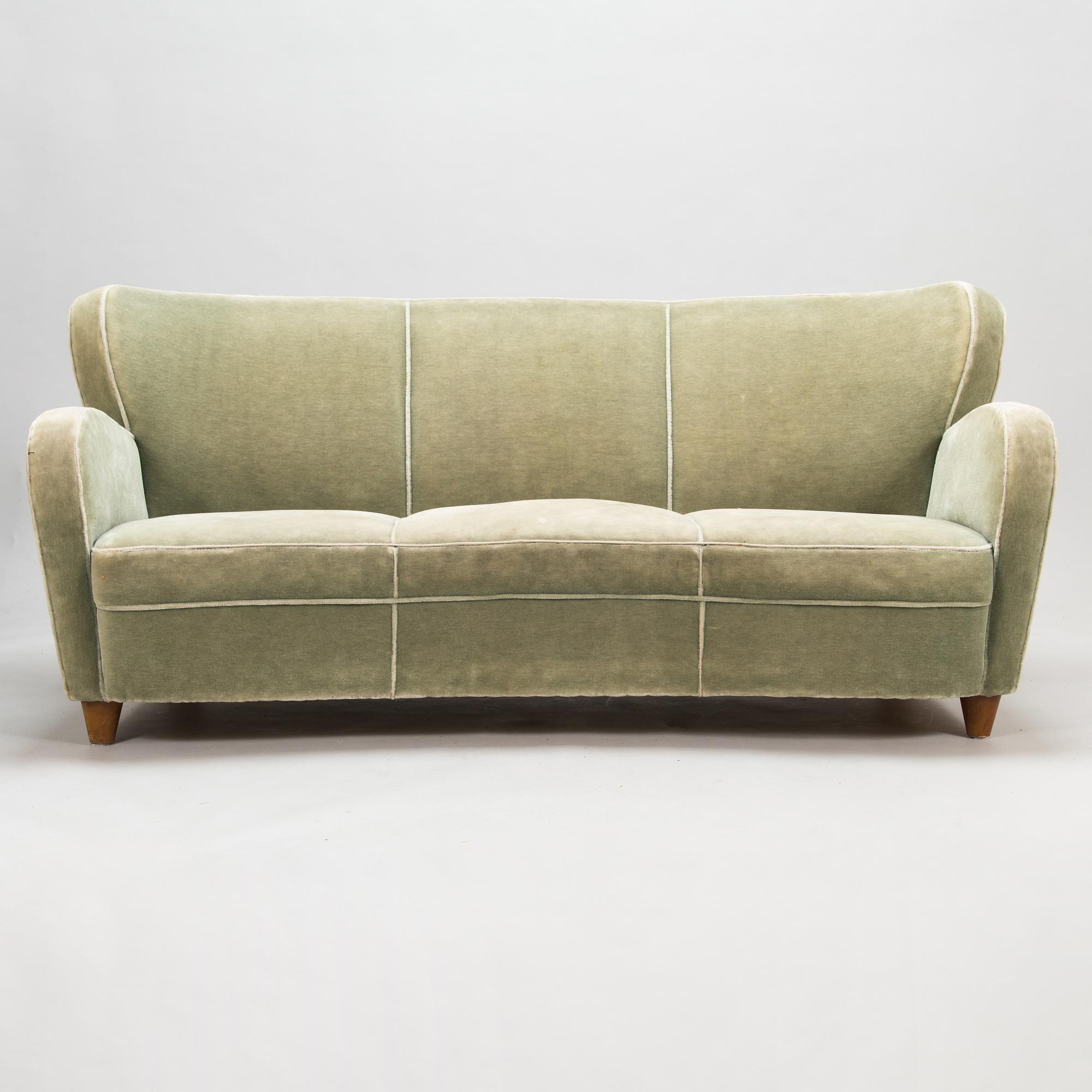 A mid-20th century sofa.