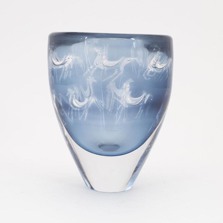 Ingeborg Lundin, vas, glas, ariel, Orrefors.