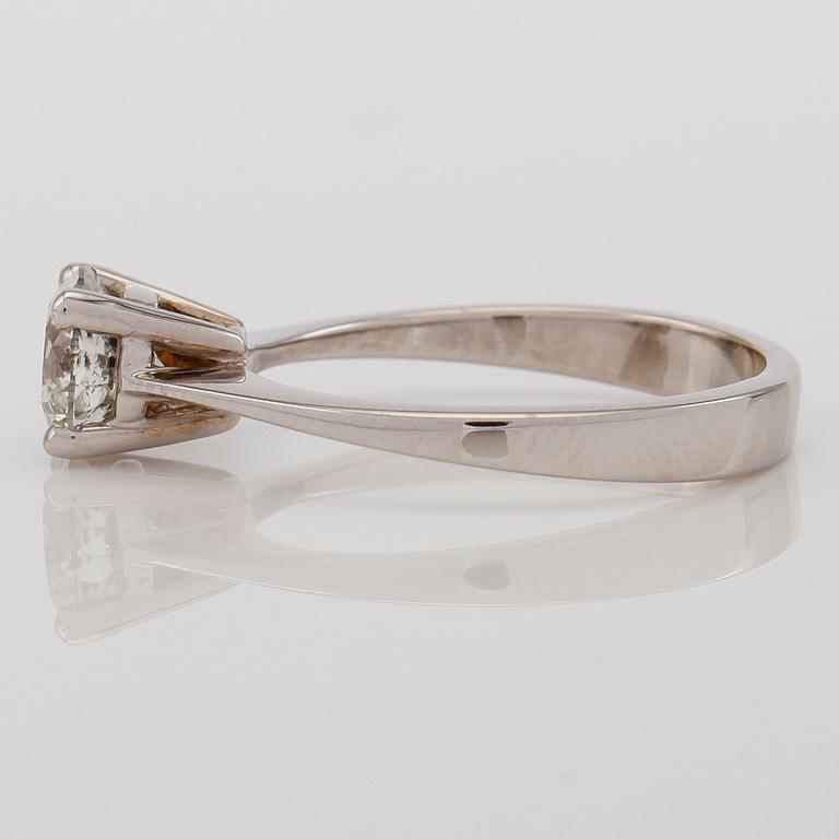 RING, 18K vitguld och diamant ca 1.00 ct.